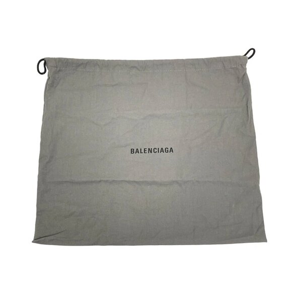 BALENCIAGA Crush Medium Black Denim Shoulder Bag - Picture 16 of 16